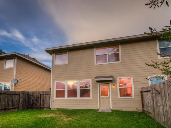 a front view of house with yard