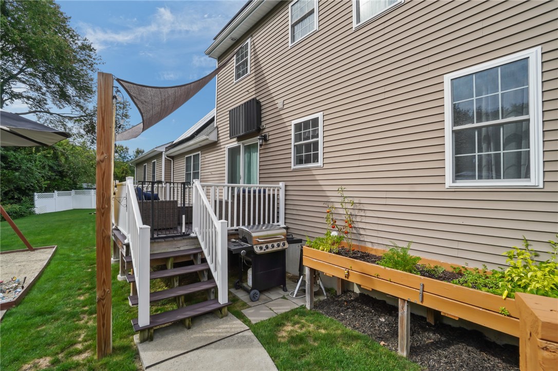 105 Amy Drive Cranston, RI 02921 - Photo 41 of 43 Deck and garden