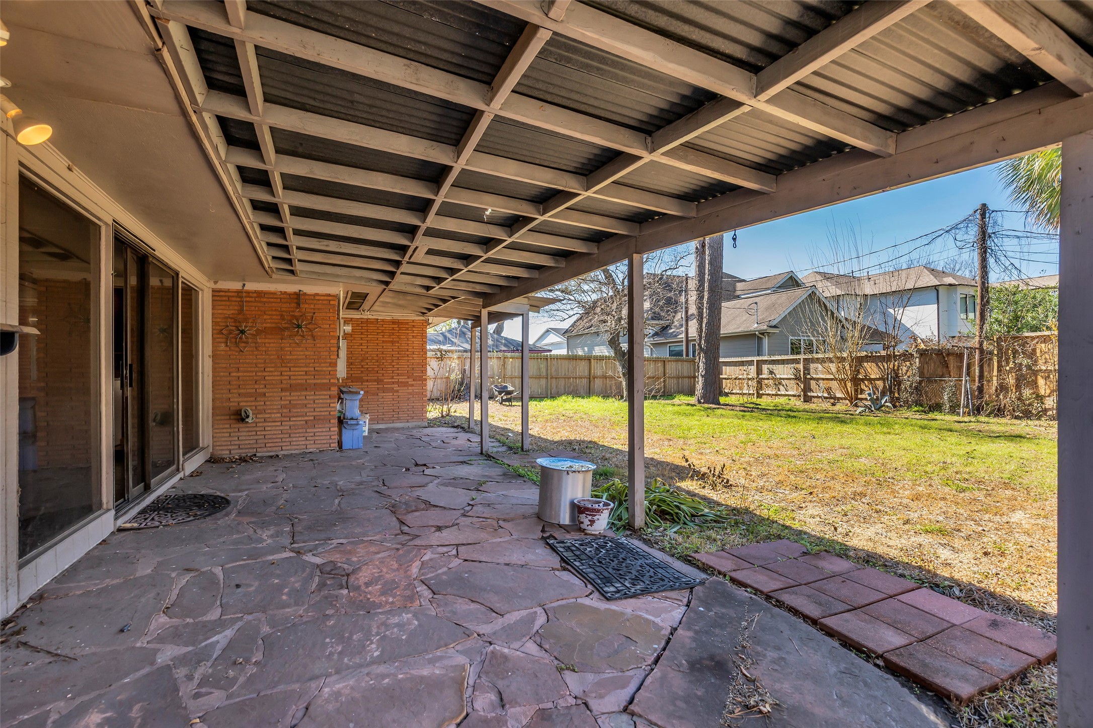 4825 Ella Boulevard Houston, TX 77018 - Photo 18 of 27 a view of a swimming pool with a patio
