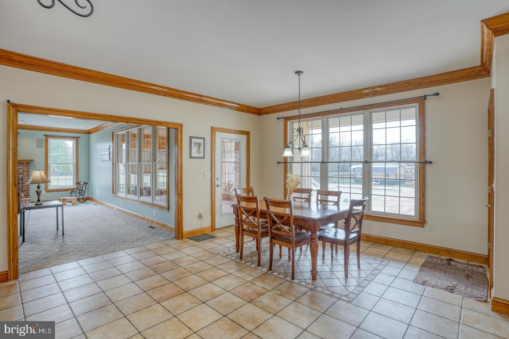 520 Mud Mill Road Marydel, DE 19964 - Photo 29 of 123 a view of a dining room with furniture window and outside view