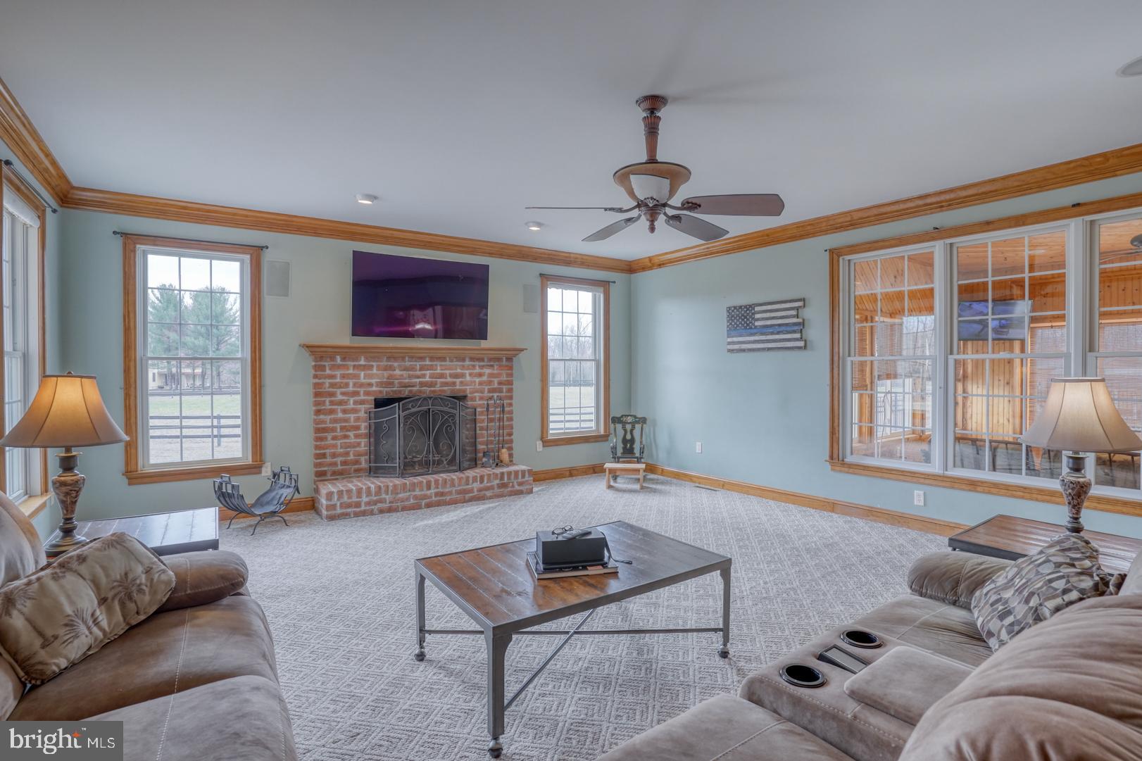 520 Mud Mill Road Marydel, DE 19964 - Photo 30 of 123 a living room with furniture and a fireplace