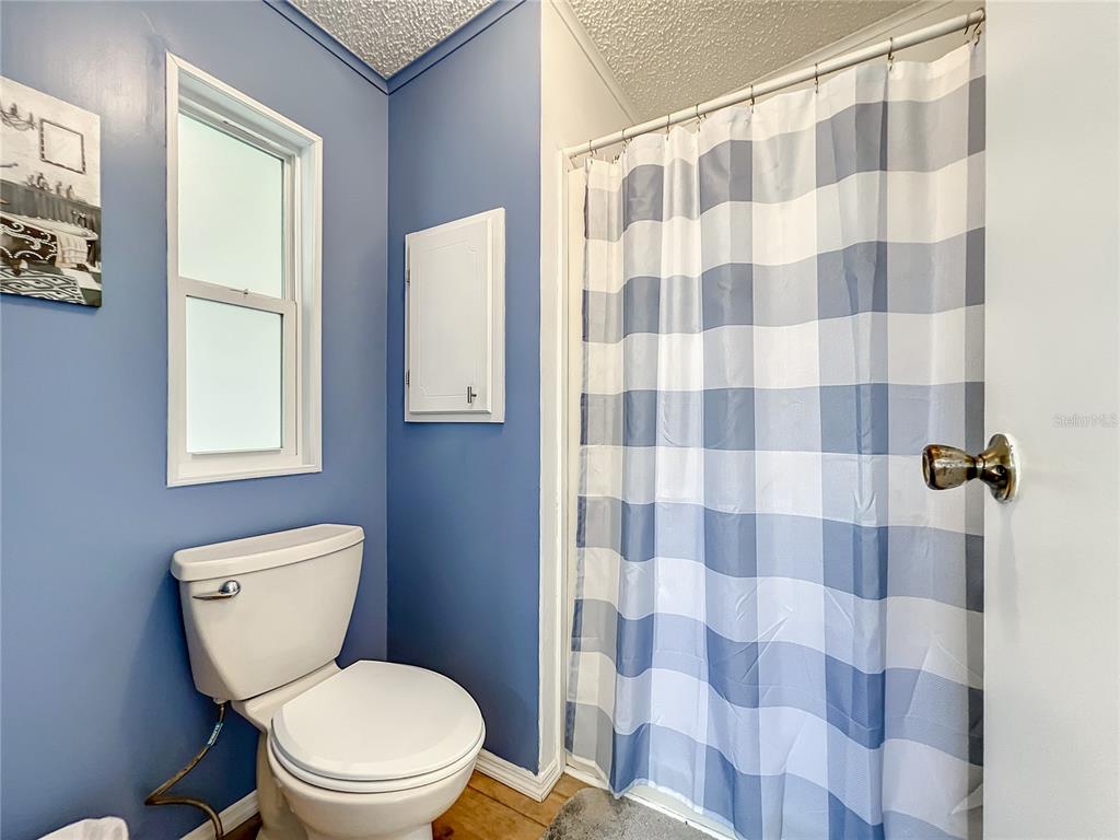 6518 Raintree Lane Winter Haven, FL 33881 - Photo 26 of 42 a white toilet sitting next to a shower curtain