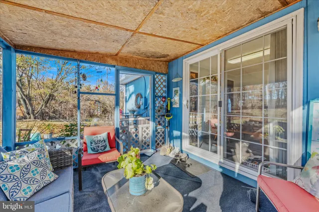 a view of outdoor space and deck