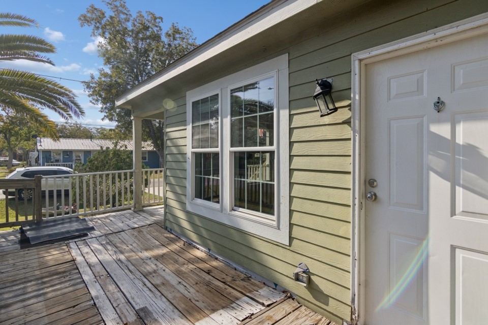4619 2nd Street Bacliff, TX 77518 - Photo 4 of 24 a view of a balcony with wooden floor