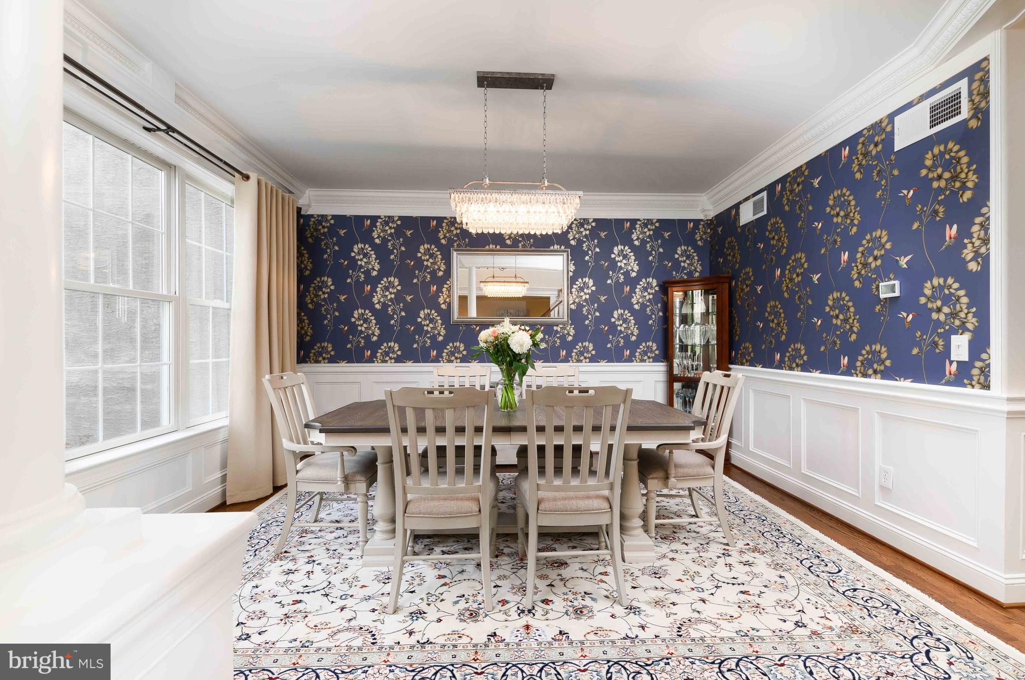128 Harrogate Drive Landenberg, PA 19350 - Photo 15 of 52 a view of a dining room with furniture window and wooden floor