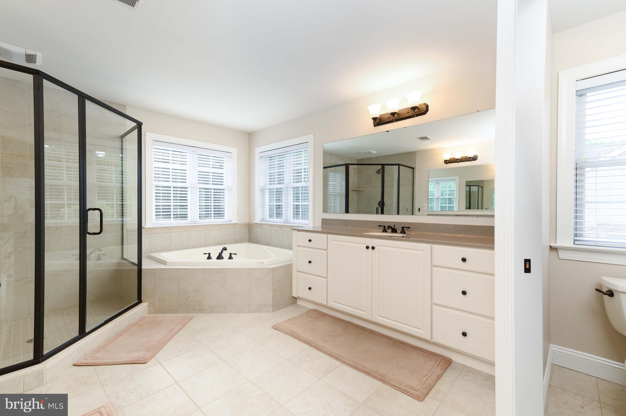 128 Harrogate Drive Landenberg, PA 19350 - Photo 30 of 52 a large bathroom with a tub sink shower and mirror