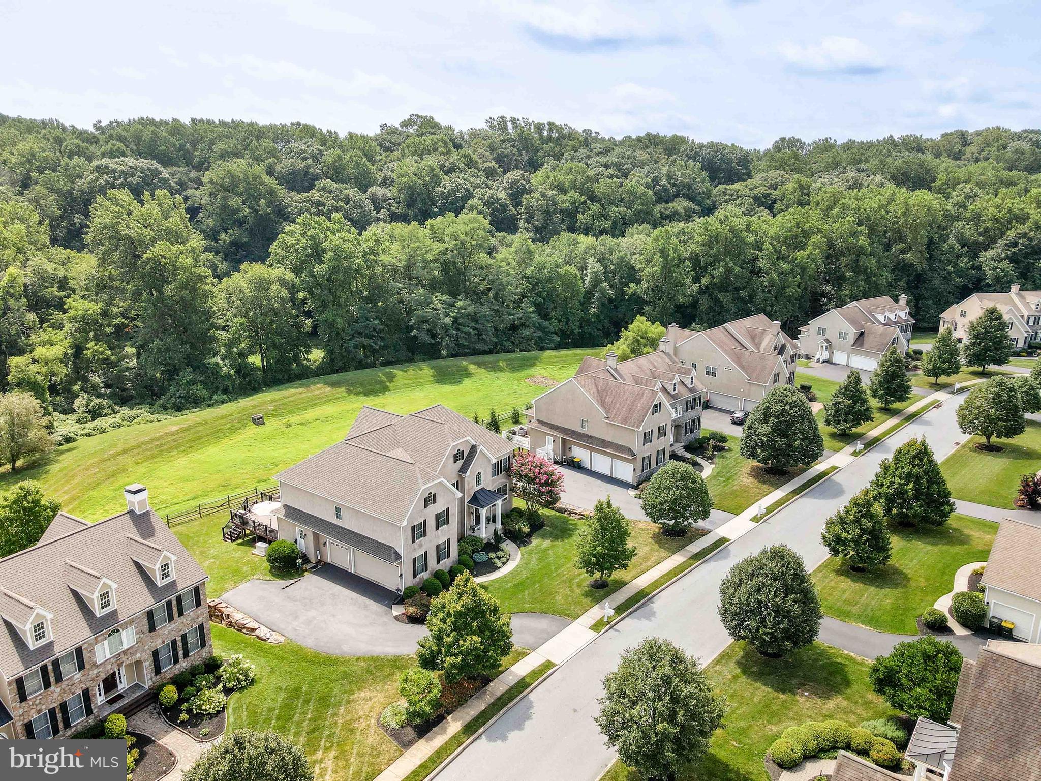 128 Harrogate Drive Landenberg, PA 19350 - Photo 7 of 52 an aerial view of a house with a garden