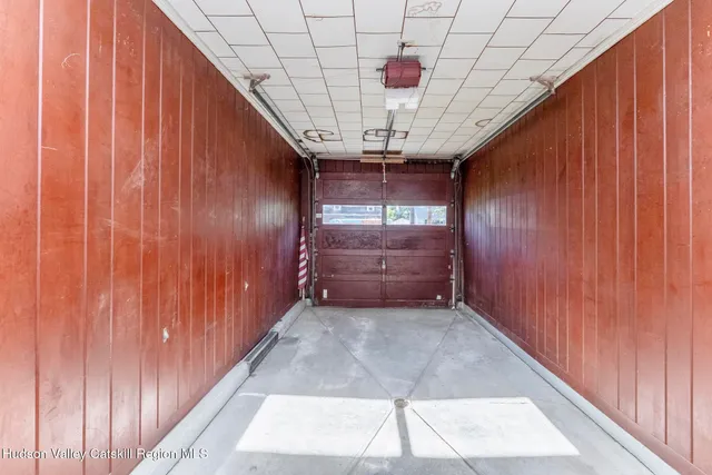 a view of a hallway with a elevator