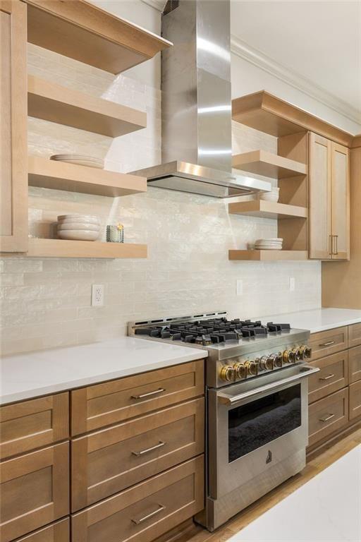 722 Lakeview Avenue Northeast, Unit A Atlanta, GA 30308 - Photo 15 of 48 a kitchen with cabinets and appliances
