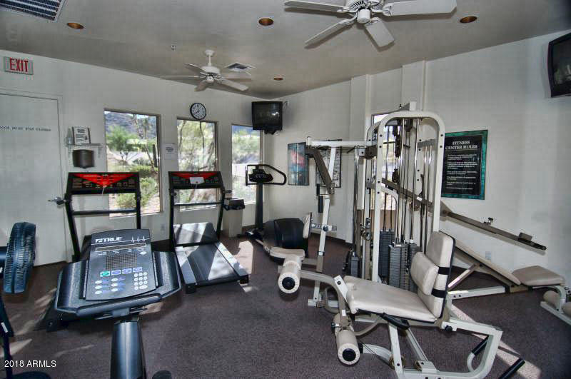 11475 East Helm Drive Scottsdale, AZ 85255 - Photo 32 of 35 a view of a room with gym equipment
