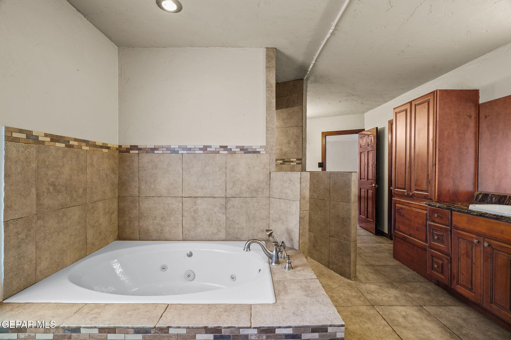 5300 Crawford Road Santa Teresa, NM 88008 - Photo 38 of 87 a bathroom with a bath tub and shower