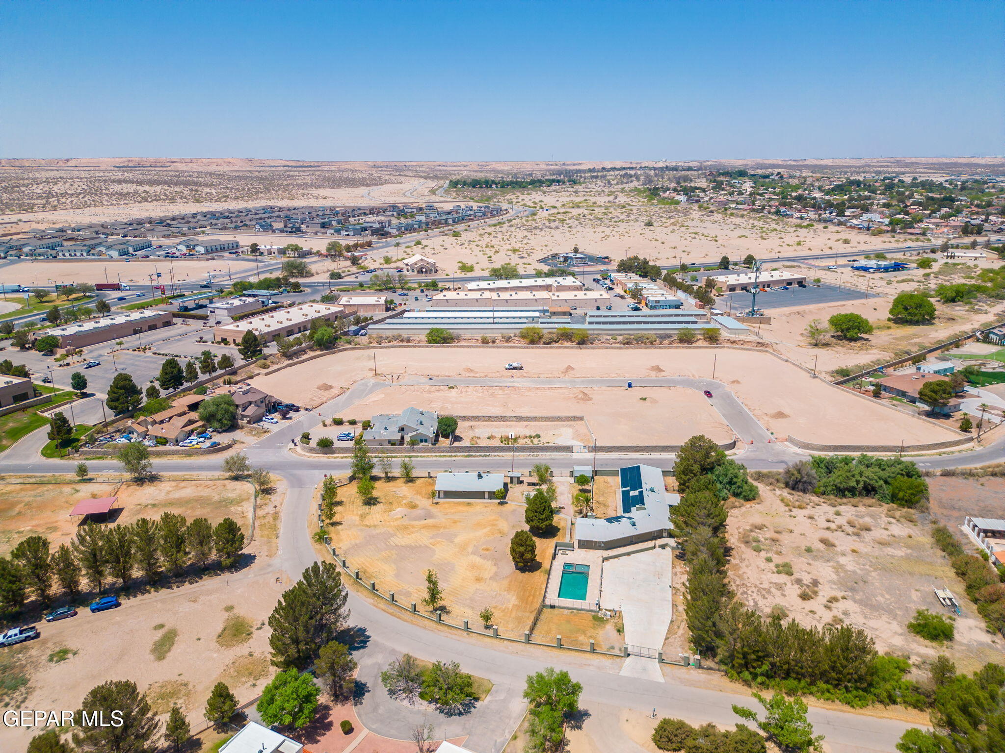 5300 Crawford Road Santa Teresa, NM 88008 - Photo 80 of 87 an aerial view of residential building and ocean