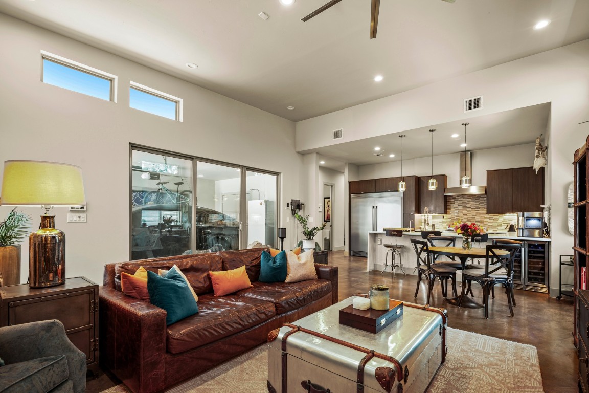 3005 East Martin Luther King Jr Boulevard Austin, TX 78702 - Photo 9 of 39 a living room with furniture and a large window