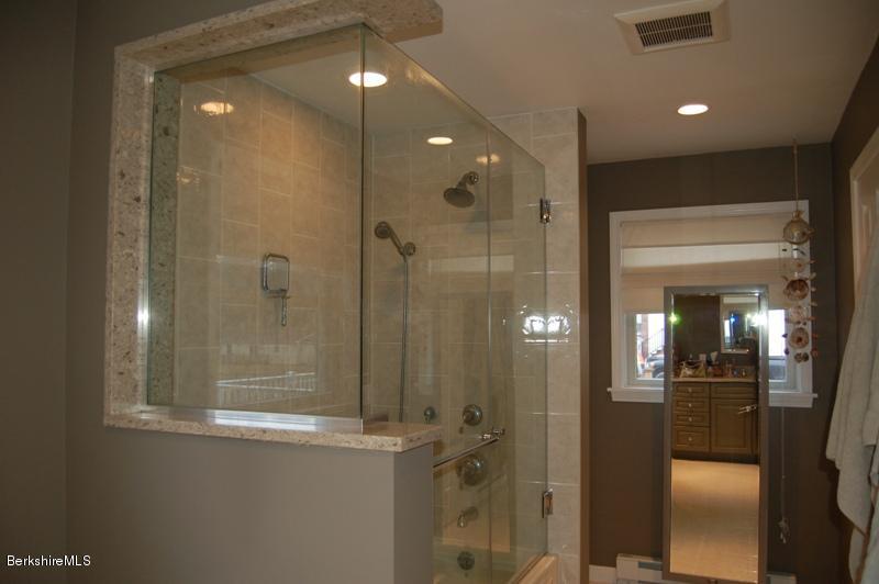 204 Bunce Road South Sheffield, MA 01222 - Photo 14 of 26 a bathroom with a glass shower door