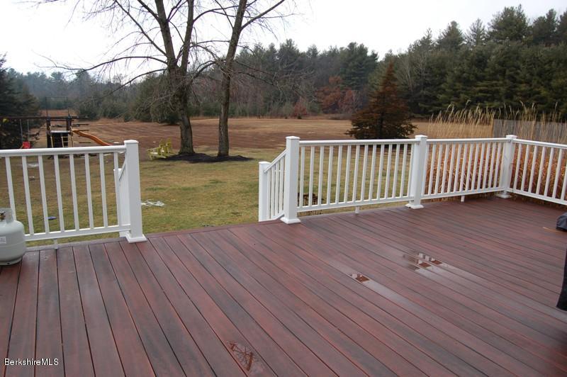 204 Bunce Road South Sheffield, MA 01222 - Photo 25 of 26 a view of a deck with mountain view and wooden fence
