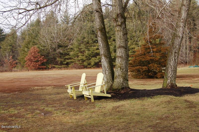 204 Bunce Road South Sheffield, MA 01222 - Photo 26 of 26 a white bench sitting in the middle of a field