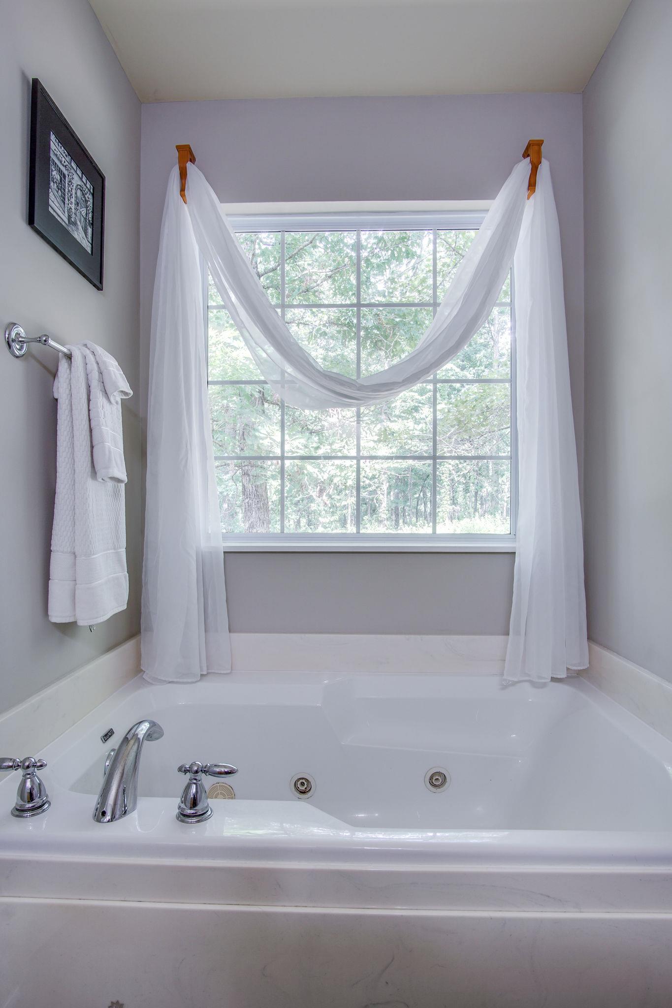 1674 Eno Road Dickson, TN 37055 - Photo 20 of 28 a bathroom with a bathtub and next to a window