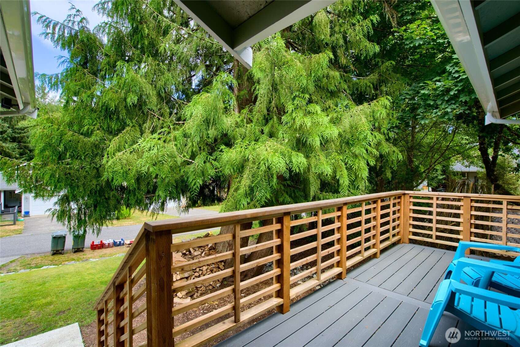 9 Sunnyside Lane Bellingham, WA 98229 - Photo 2 of 39 a view of deck with trees