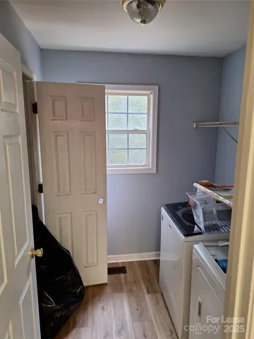 a room with storage and utility