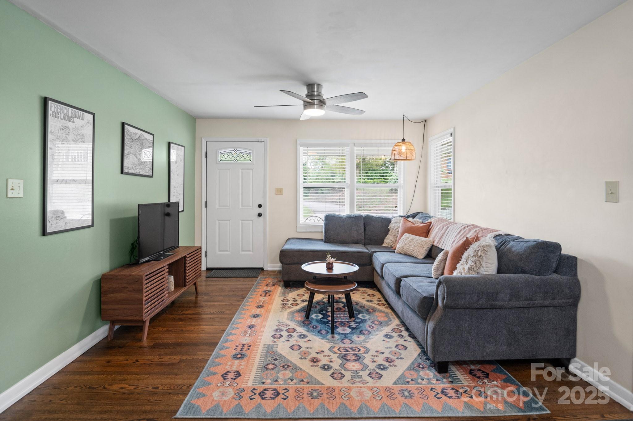 970 West Chapel Road Asheville, NC 28803 - Photo 2 of 19 a living room with furniture rug and window