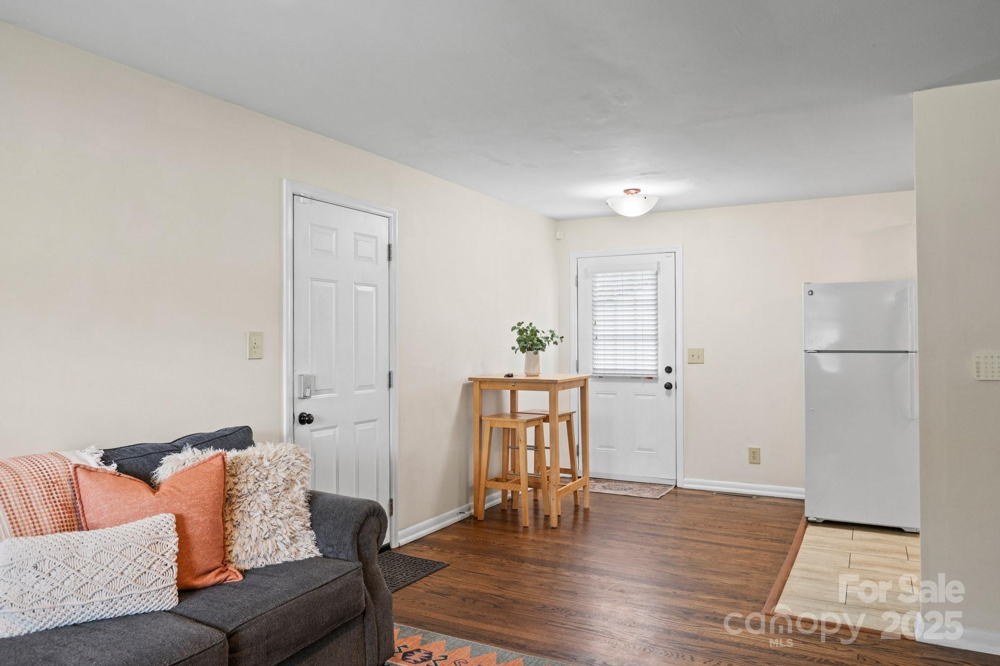 970 West Chapel Road Asheville, NC 28803 - Photo 10 of 19 a living room with furniture and a wooden floor