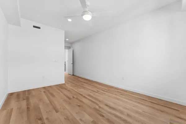 wooden floor in a room