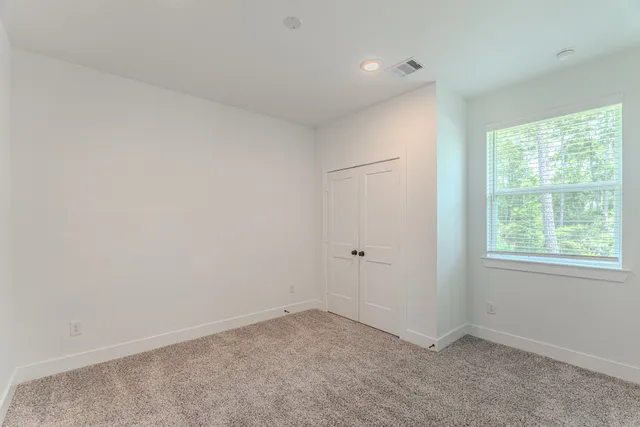 a view of back yard of the house