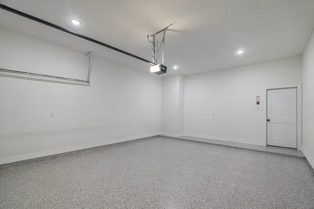 a view of a room with a projector