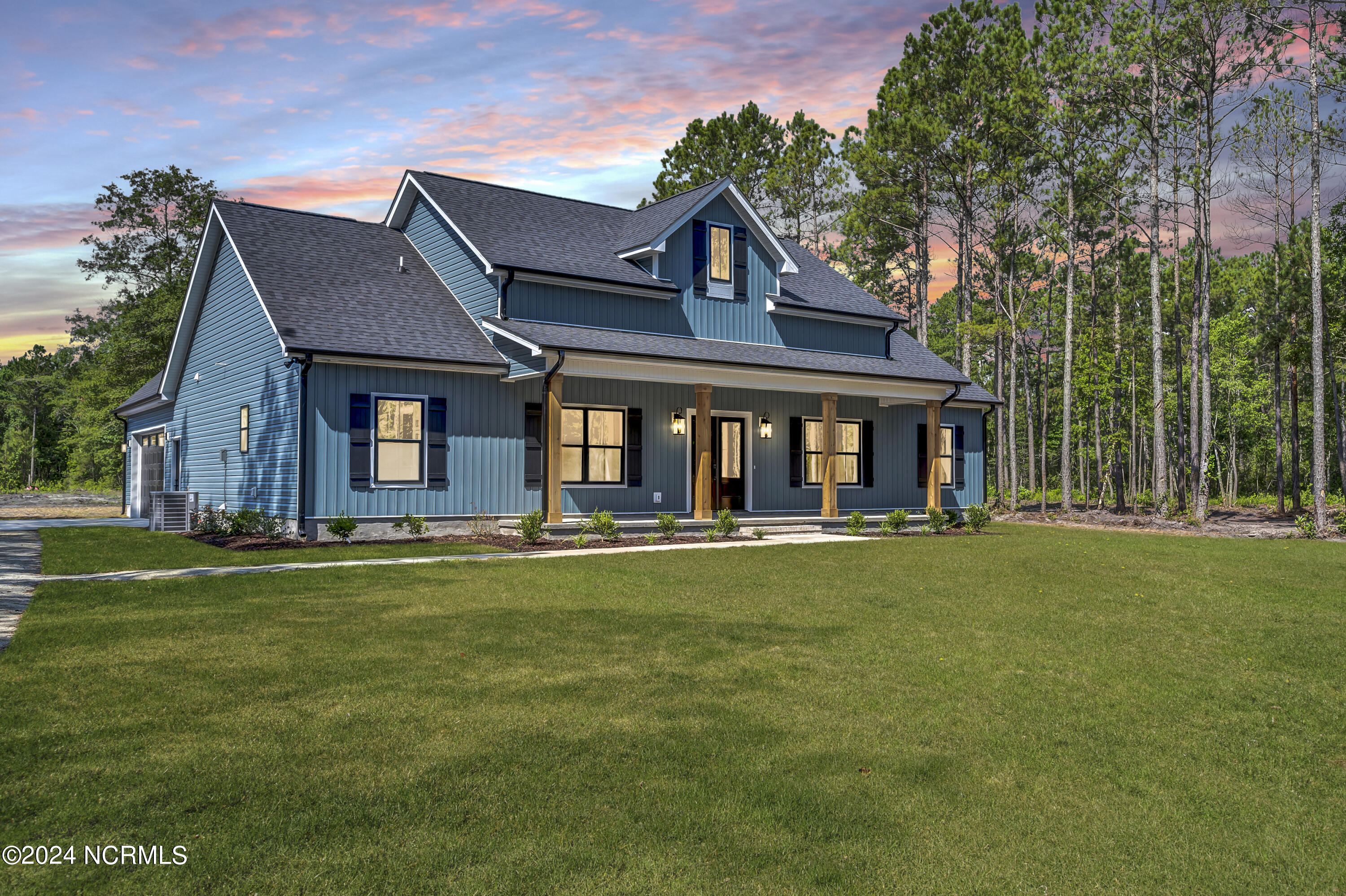 212 Timber View Lane Beulaville, NC 28518 - Photo 3 of 36 twilight 2