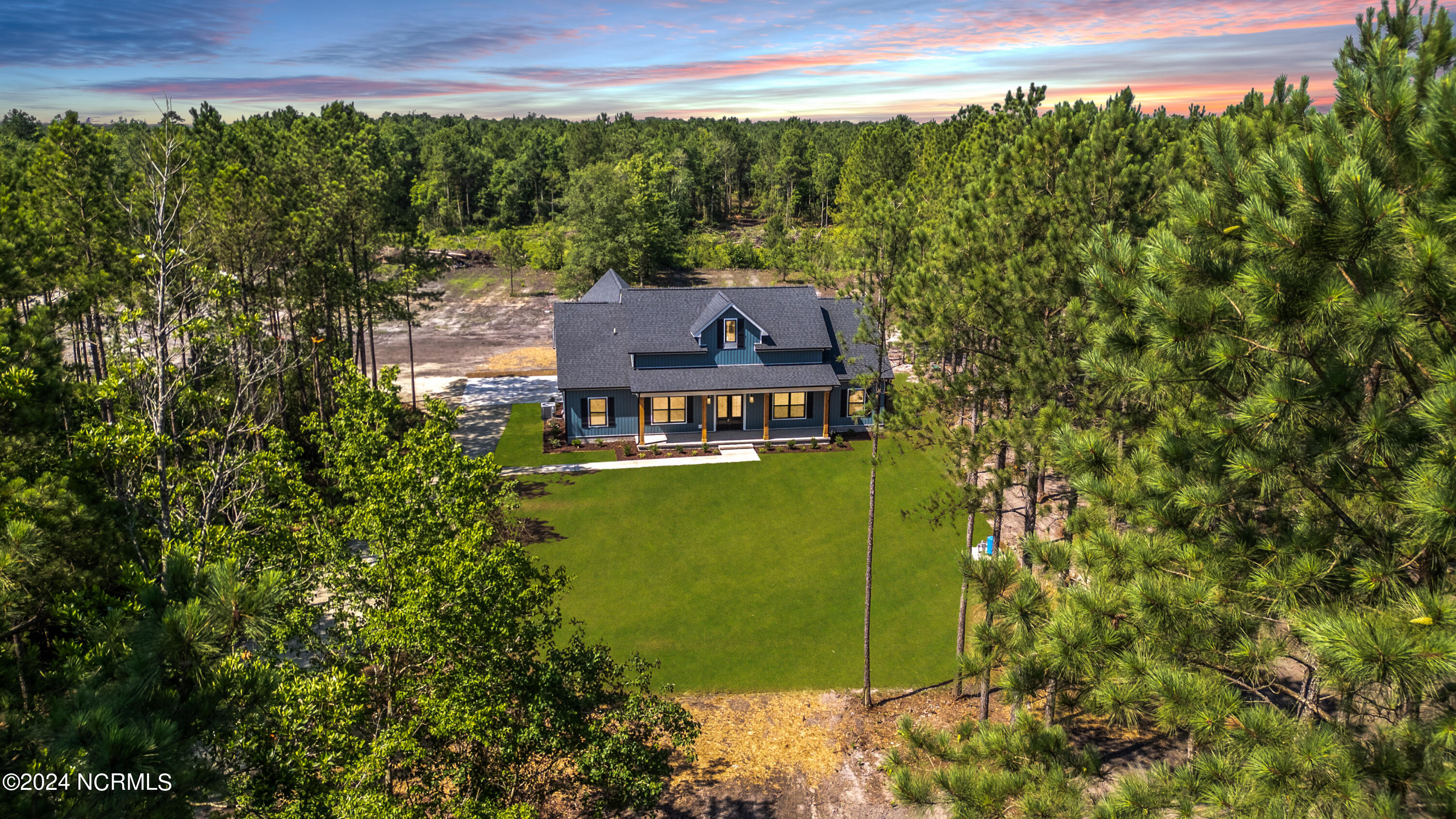 212 Timber View Lane Beulaville, NC 28518 - Photo 4 of 36 twilight 5