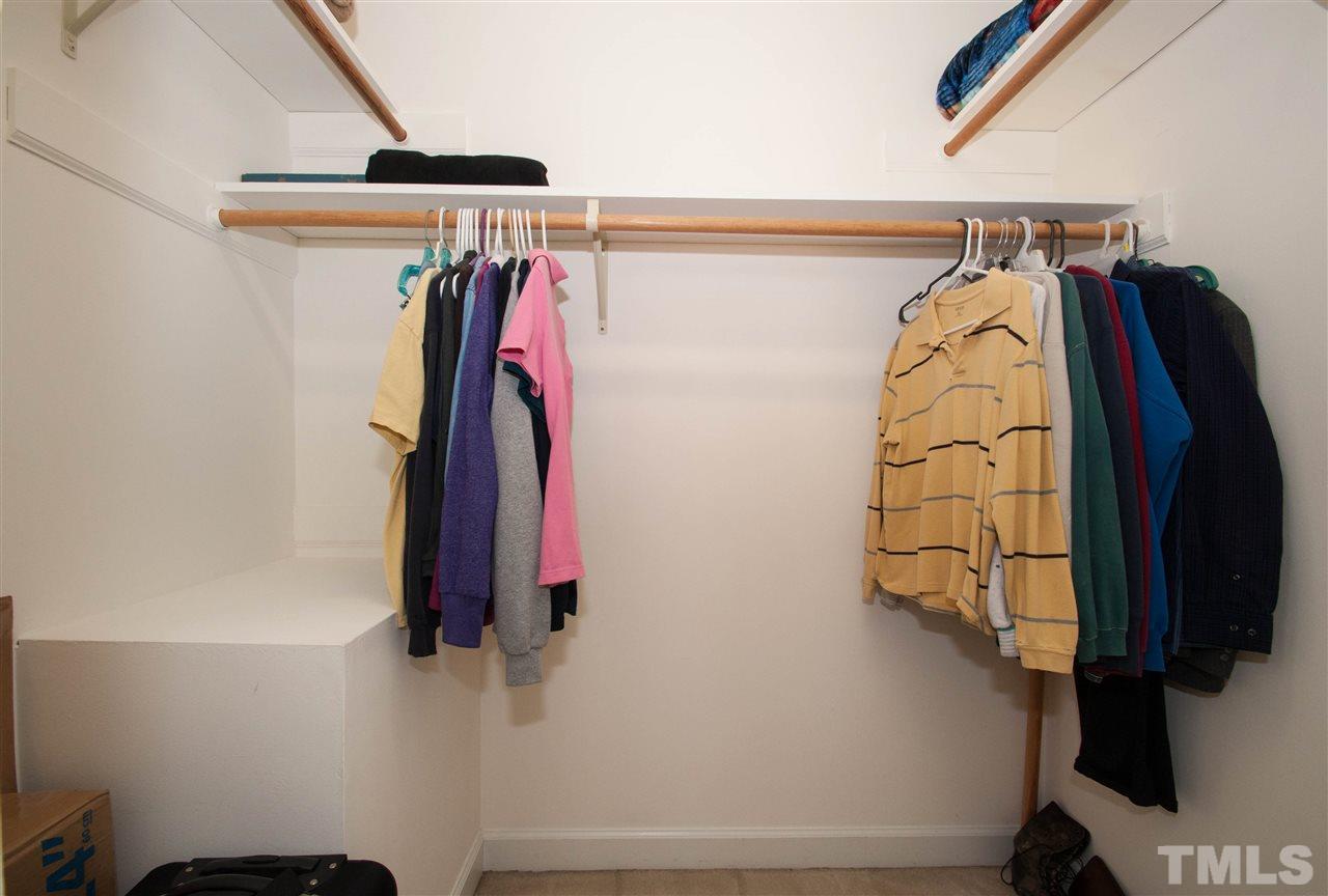 3517 Iron Sight Court Raleigh, NC 27616 - Photo 12 of 22 a view of walk in closet with clothes and shoes