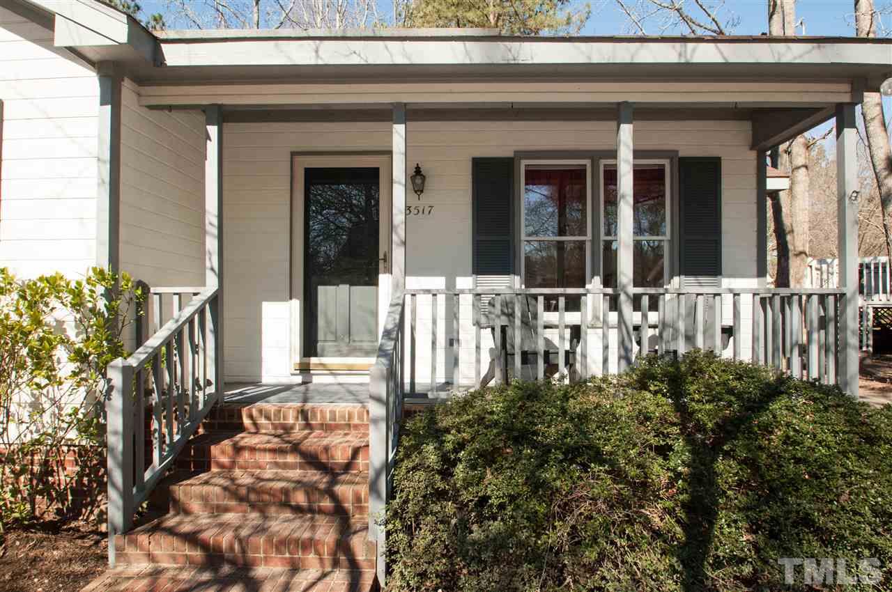3517 Iron Sight Court Raleigh, NC 27616 - Photo 16 of 22 front view of house with a porch