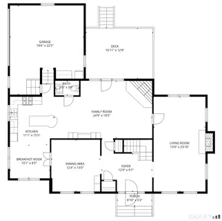 a picture of a floor plan