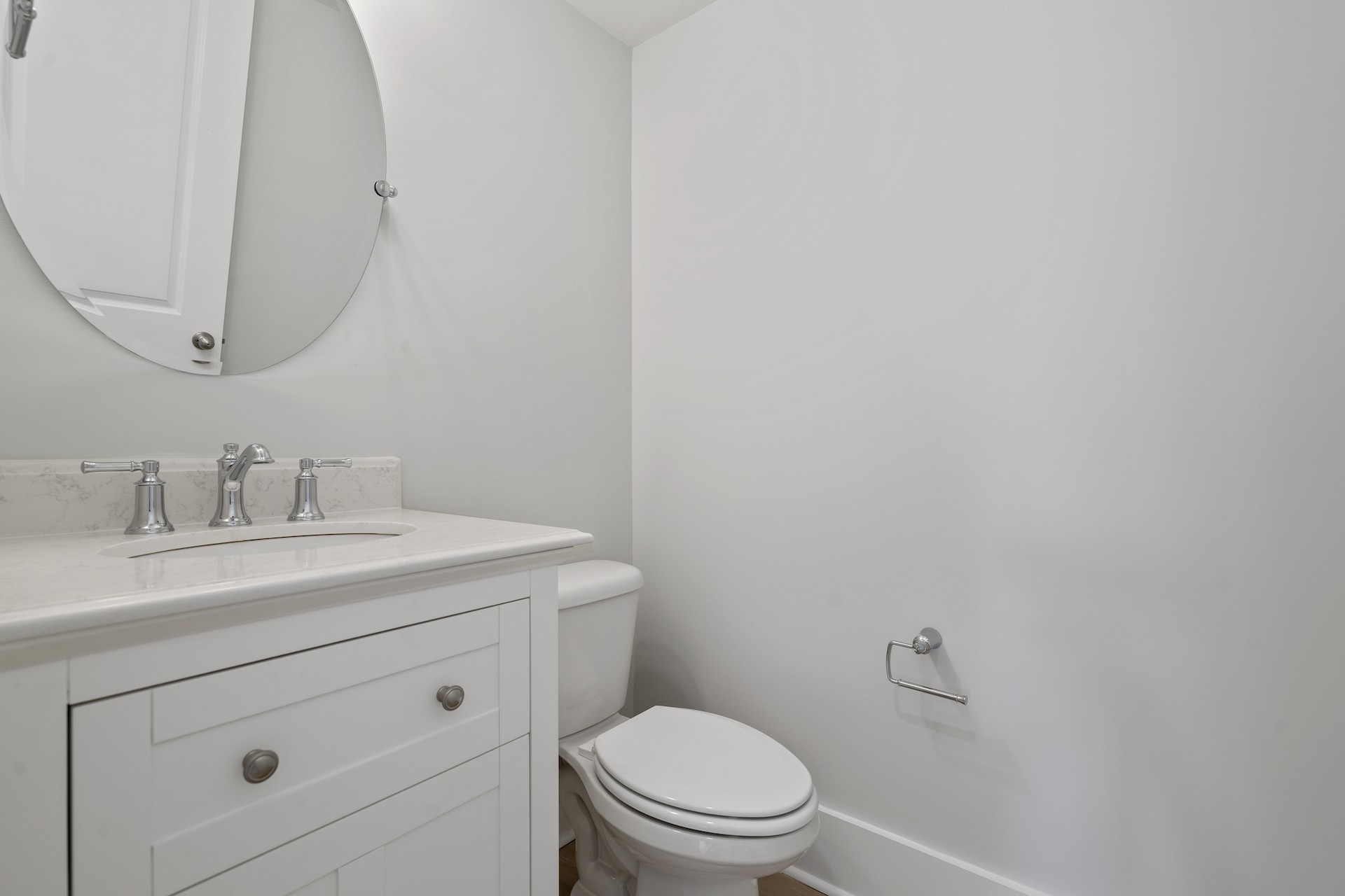 463 Dewar Drive Franklin, TN 37064 - Photo 19 of 31 a bathroom with a granite countertop toilet sink mirror and vanity