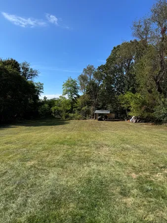 a view of outdoor space with garden
