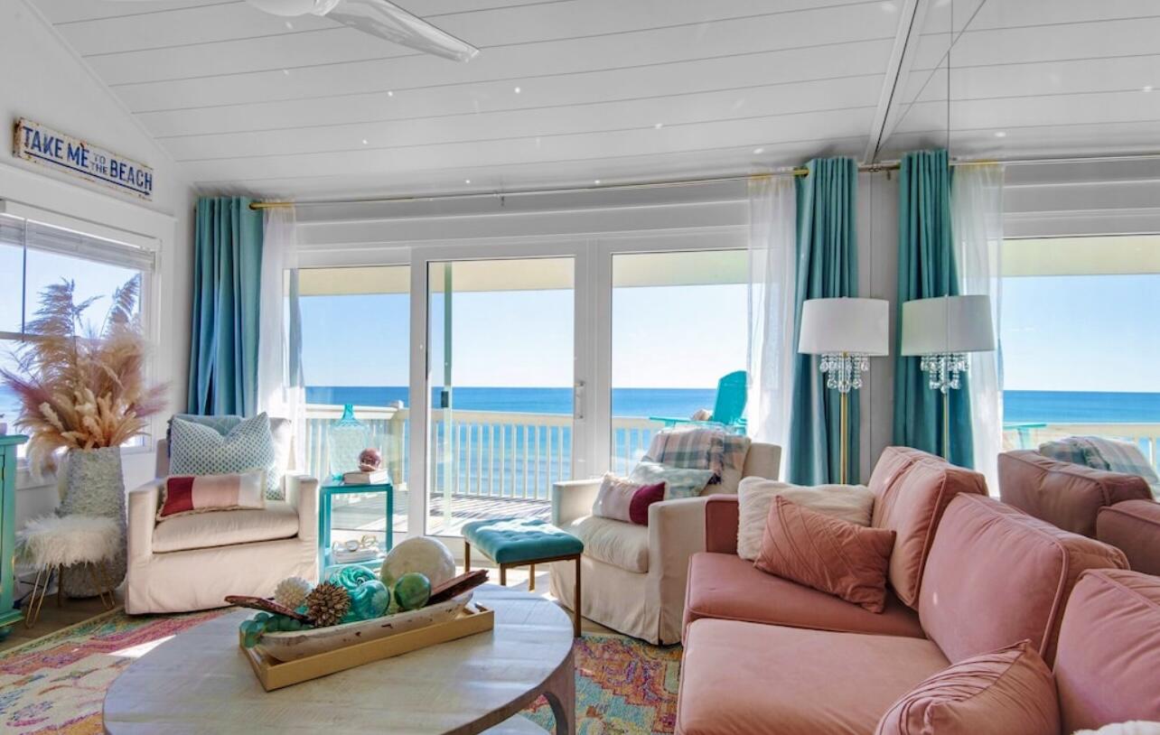32461 East County Highway 30A, Unit 17 Inlet Beach, FL 32461 - Photo 2 of 53 a living room with furniture and a large window