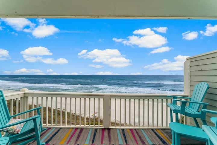 32461 East County Highway 30A, Unit 17 Inlet Beach, FL 32461 - Photo 30 of 53 a view of a balcony with wooden floor