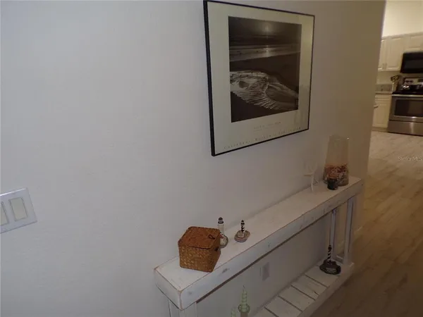 a room with a wall and wall painting