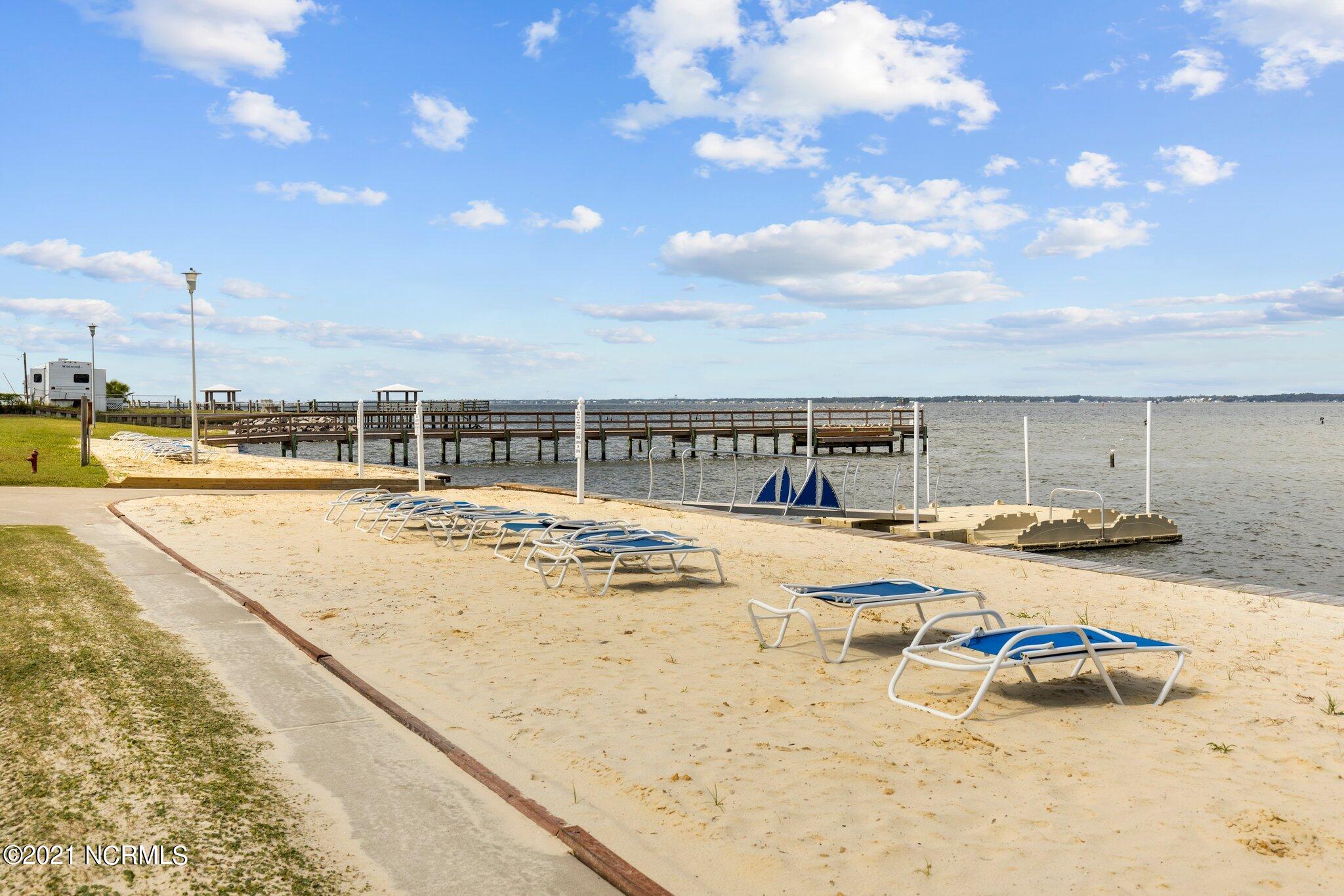 1550 Salter Path Road, Unit 302 Indian Beach, NC 28512 - Photo 31 of 49 sandy area on sound