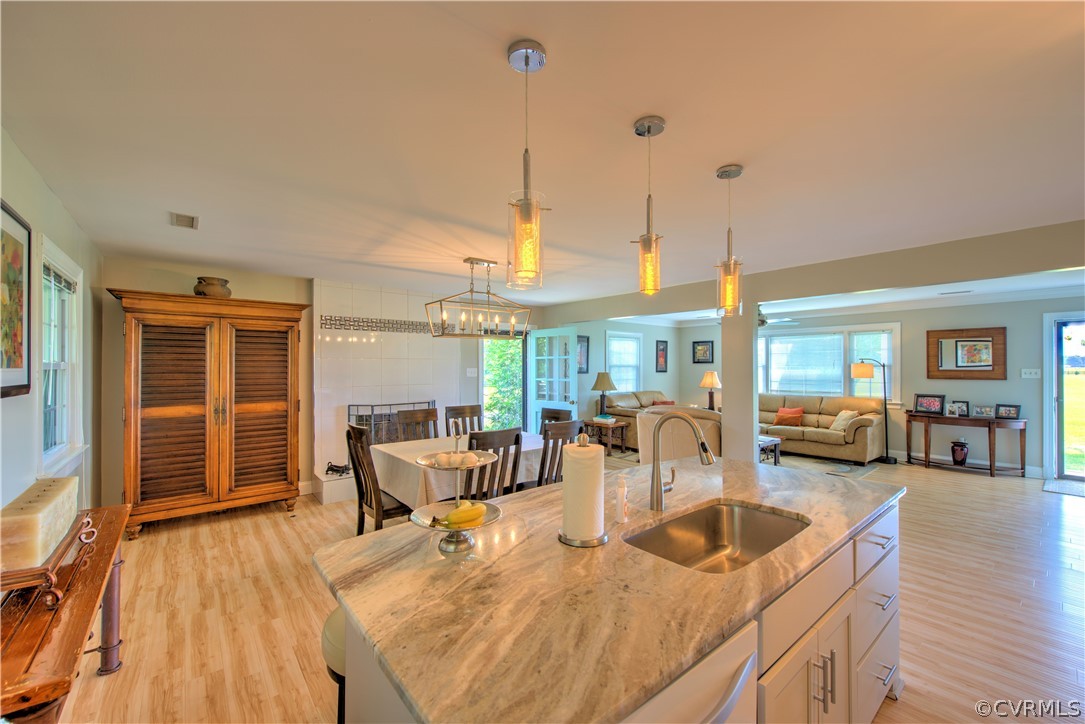 13480 Independence Road Ashland, VA 23005 - Photo 11 of 28 a view of a dining room with furniture window and wooden floor