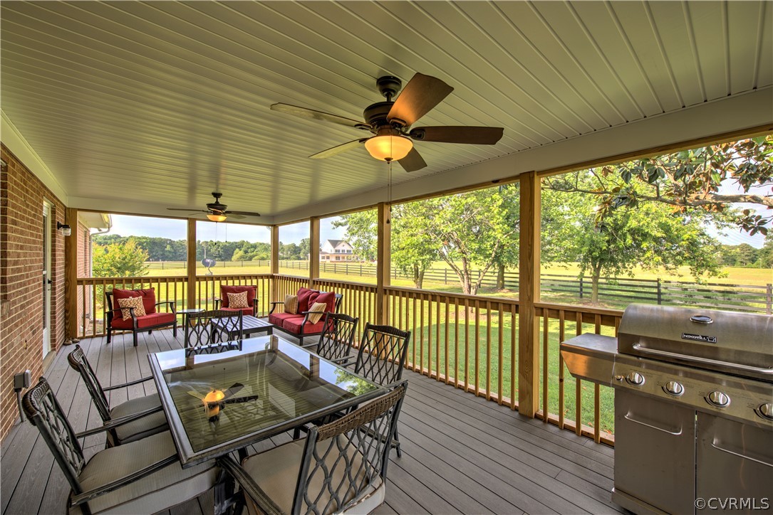 13480 Independence Road Ashland, VA 23005 - Photo 21 of 28 a view of a dining room with furniture window and outside view