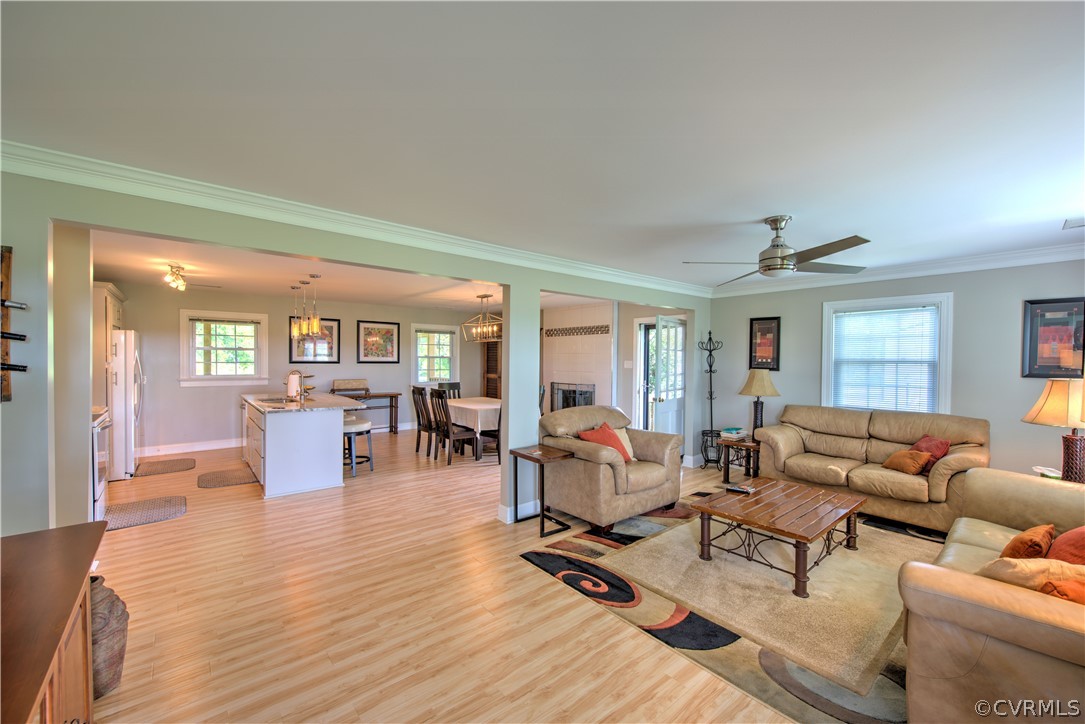 13480 Independence Road Ashland, VA 23005 - Photo 9 of 28 a living room with furniture and wooden floor