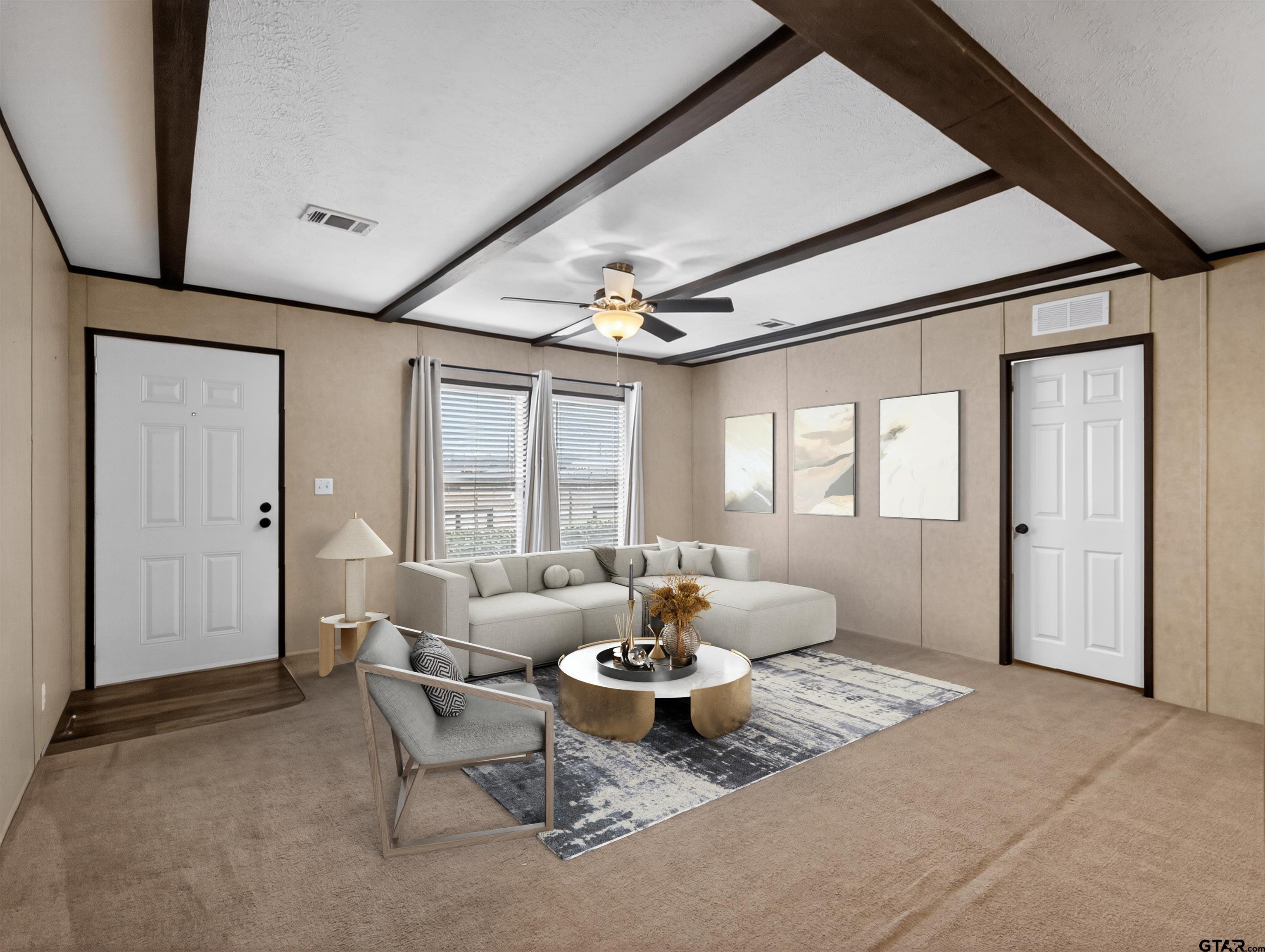 149 Running Bear Quitman, TX 75783 - Photo 6 of 41 a living room with furniture and a large window