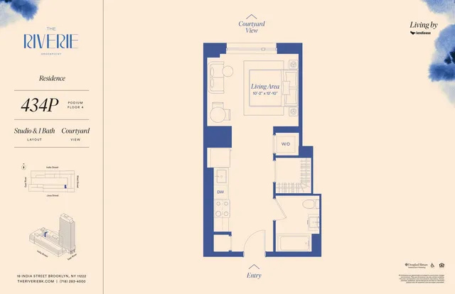 $3,655 | 18 India Street, Unit 434P | Greenpoint