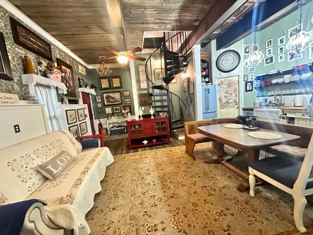 7470 Smith Chapel Road Cookeville, TN 38501 - Photo 26 of 70 a living room with furniture and a clock