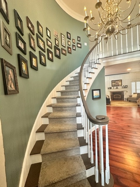 7470 Smith Chapel Road Cookeville, TN 38501 - Photo 9 of 70 a view of entryway and hall with wooden floor