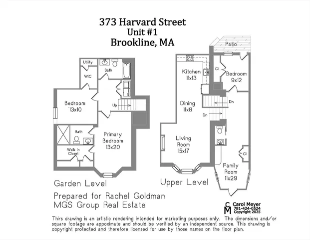 $1,598,000 | 373 Harvard Street, Unit 1, Brookline, MA 02446