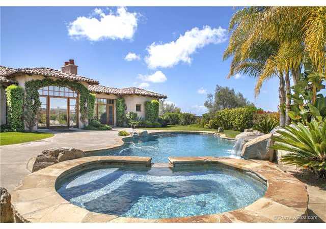 16559 Rd To Rio San Diego, CA 92127 - Photo 2 of 21 POOL, SPA AND SOOTHING WATERFALL.