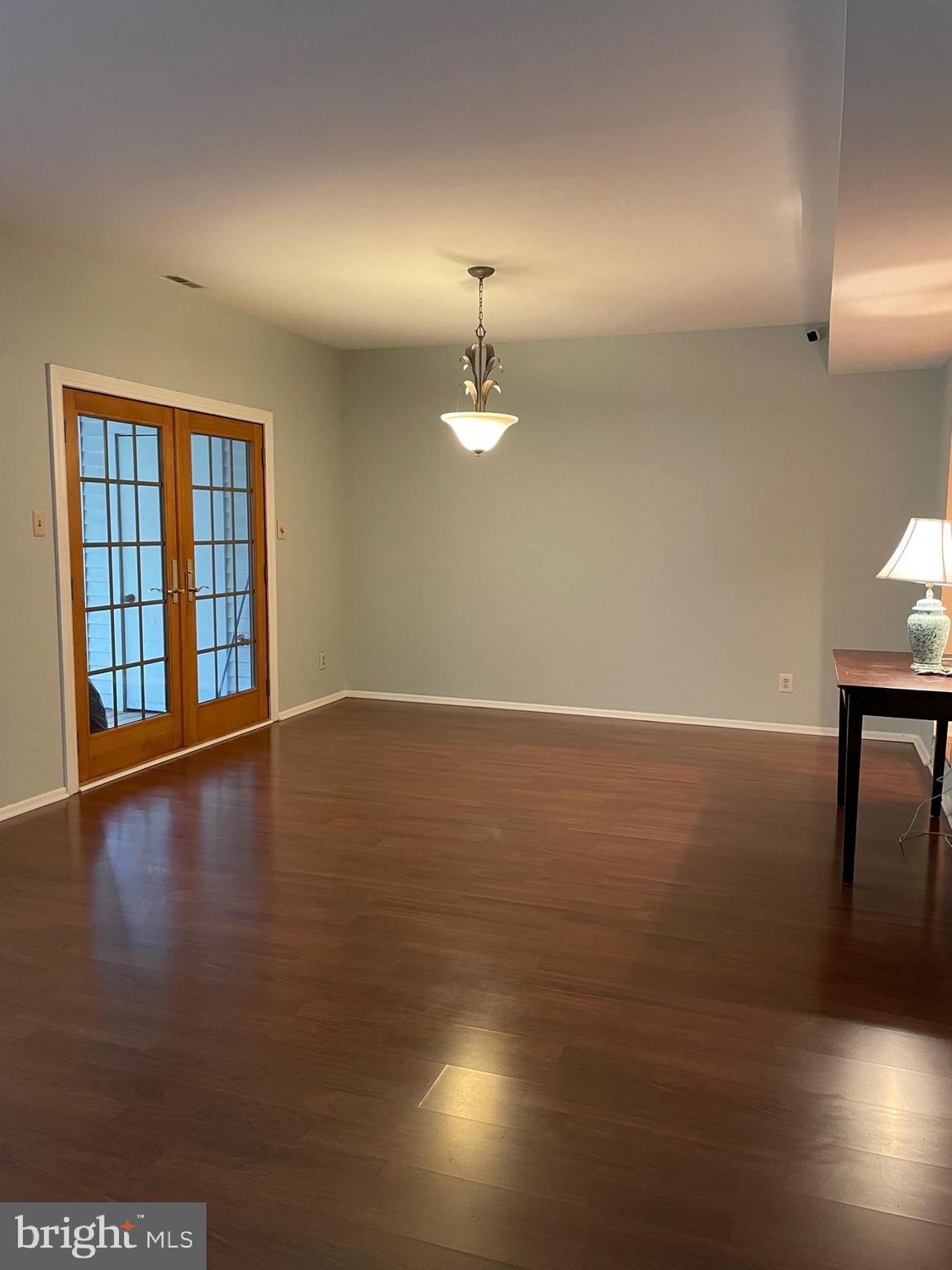 French doors off of the dining room