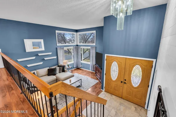 a very nice looking room with a large window
